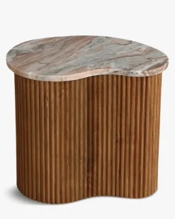 Table basse, Marbre rouge, L50 Isleta