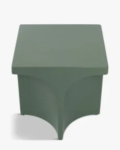 Table d'appoint intérieur/extérieur, Vert eucalyptus, H40 Hydra