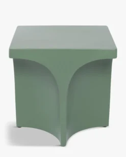 Table d'appoint intérieur/extérieur, Vert eucalyptus, H40 Hydra