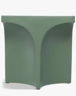 Table d'appoint intérieur/extérieur, Vert eucalyptus, H40 Hydra