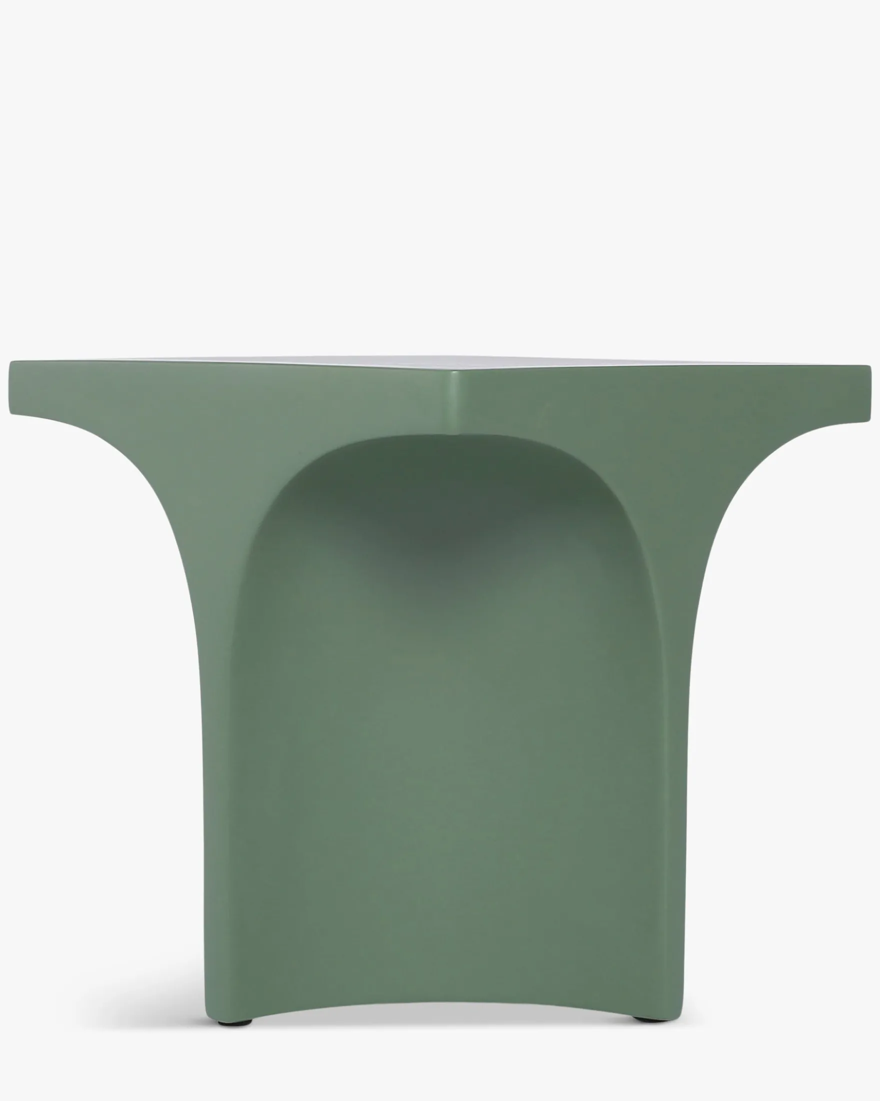 Table d'appoint intérieur/extérieur, Vert eucalyptus, H40 Hydra