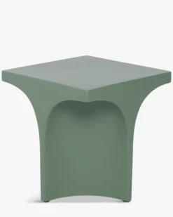 Table d'appoint intérieur/extérieur, Vert eucalyptus, H40 Hydra