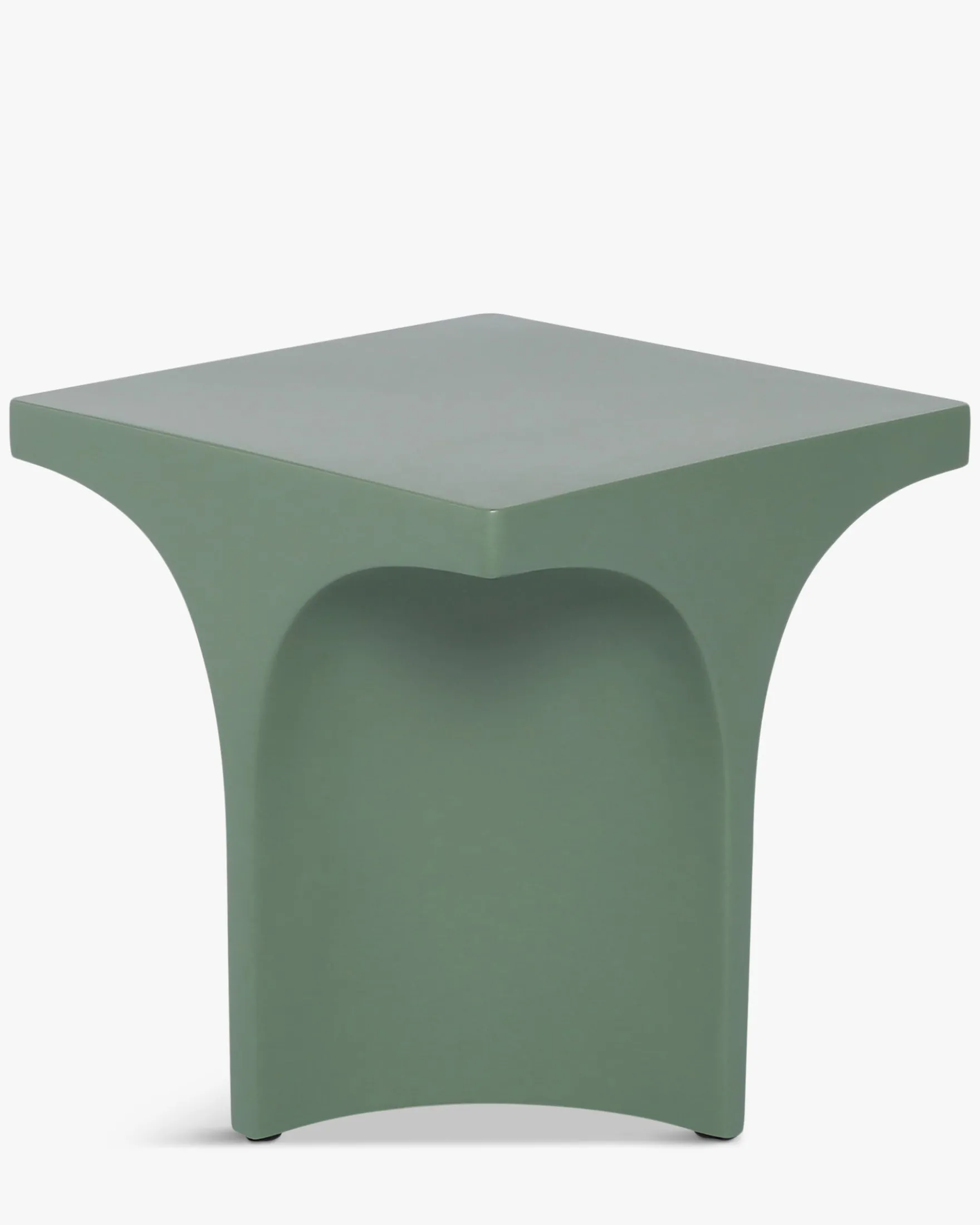 Table d'appoint intérieur/extérieur, Vert eucalyptus, H40 Hydra