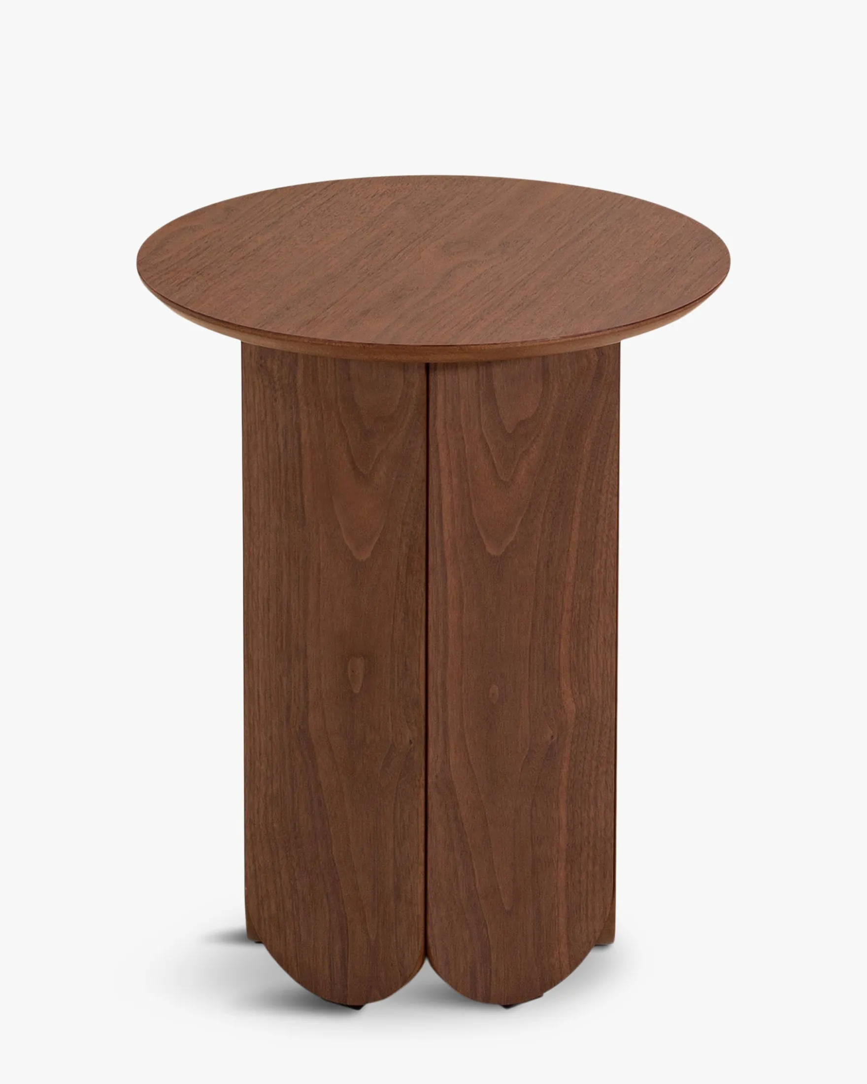 Table d'appoint ou de chevet, Effet bois noyer, H50 Fushimi