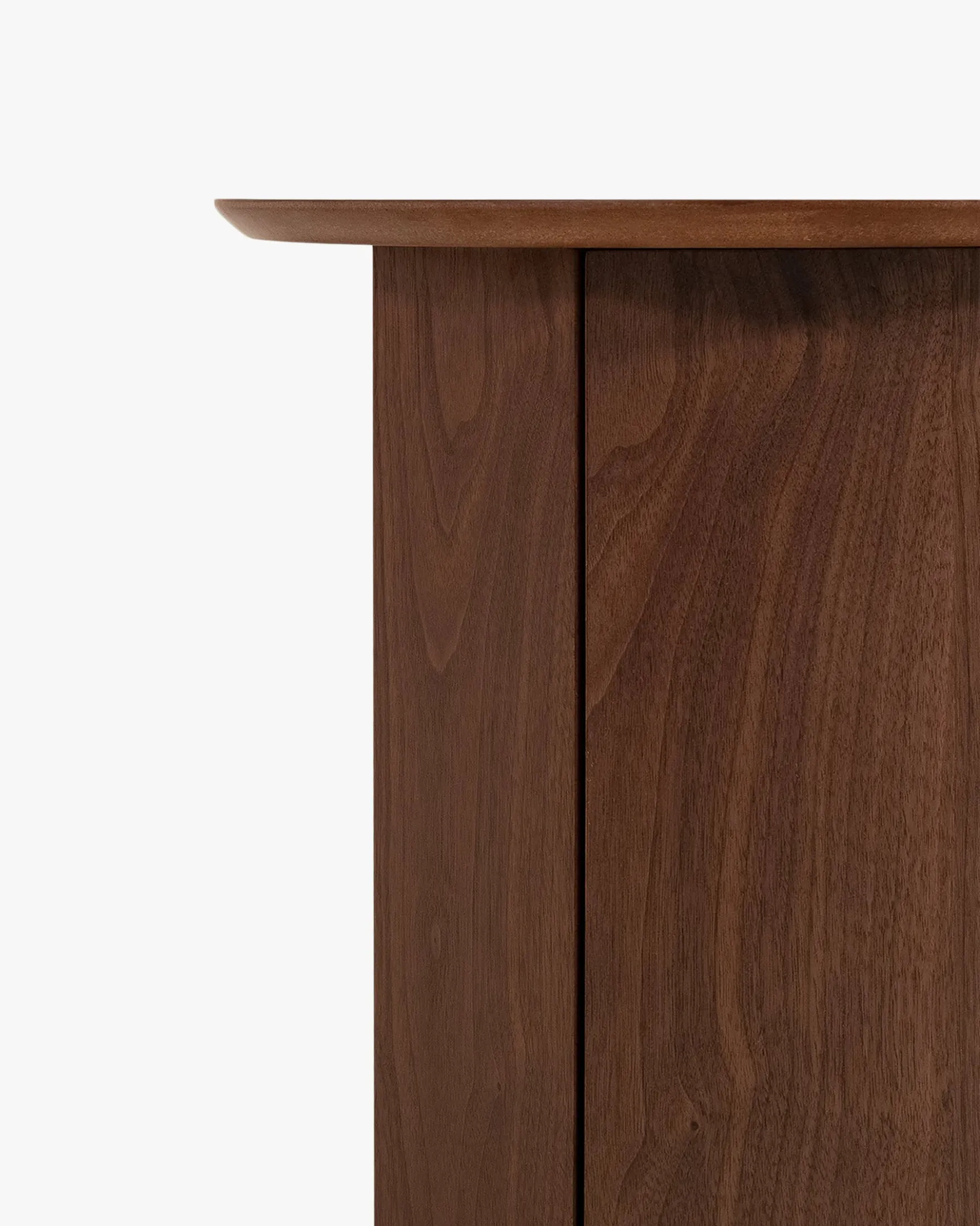 Table d'appoint ou de chevet, Effet bois noyer, H50 Fushimi