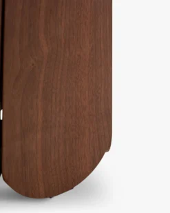 Table d'appoint ou de chevet, Effet bois noyer, H50 Fushimi