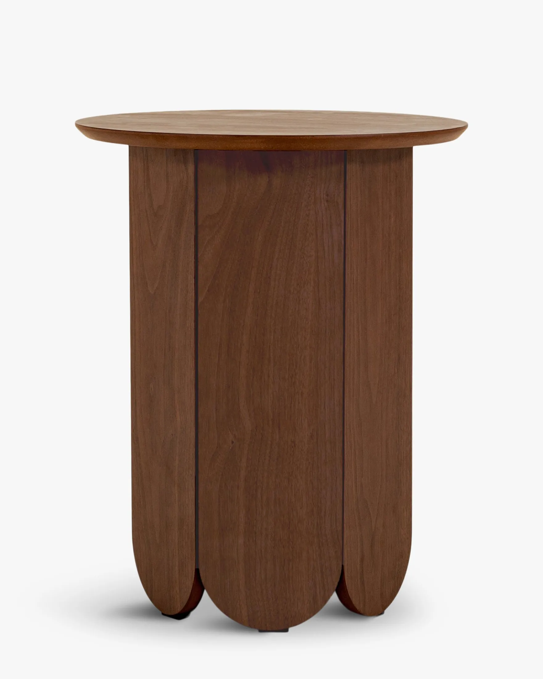Table d'appoint ou de chevet, Effet bois noyer, H50 Fushimi