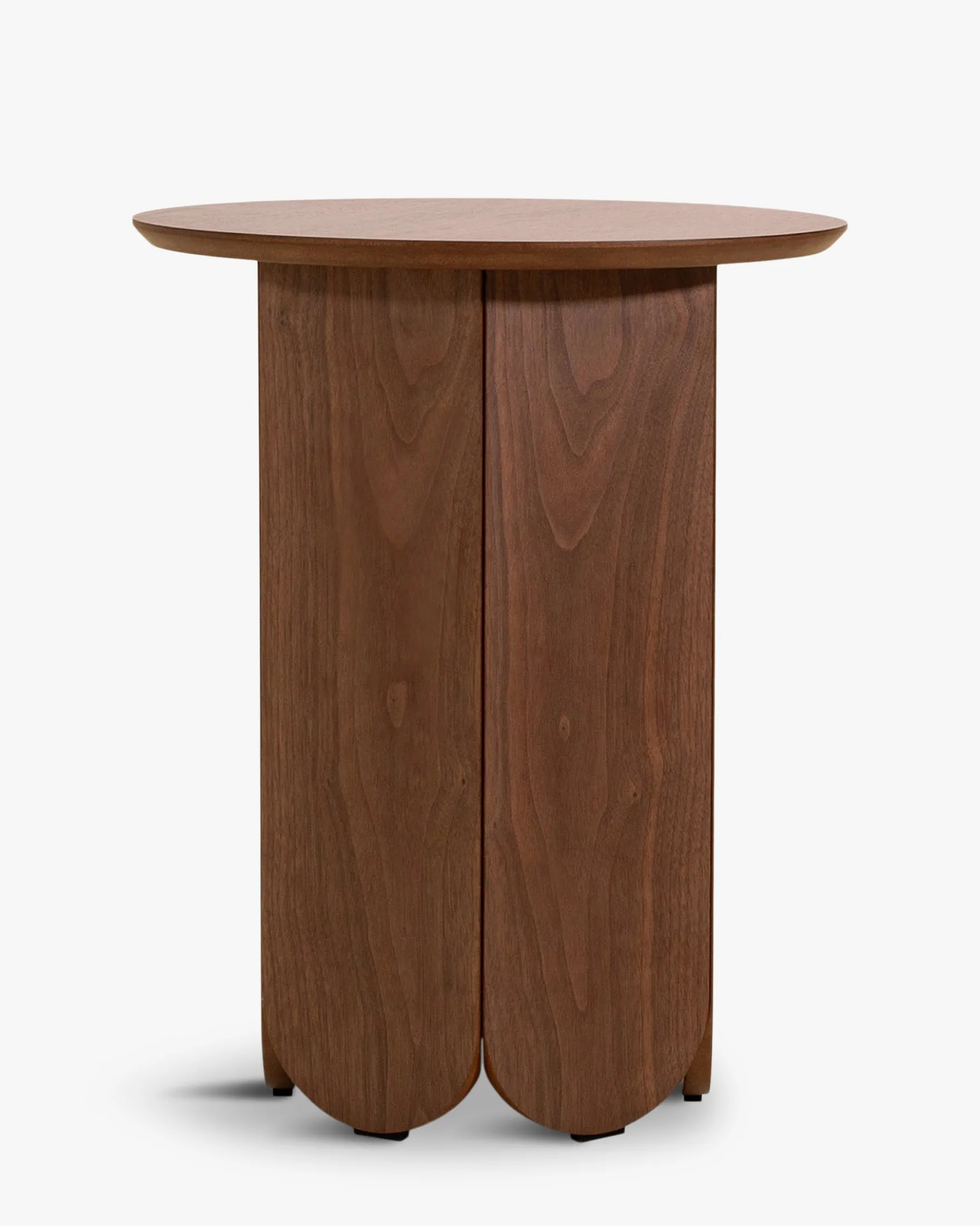 Table d'appoint ou de chevet, Effet bois noyer, H50 Fushimi