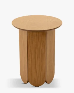 Table d'appoint ou de chevet, Effet bois blond, H50 Fushimi