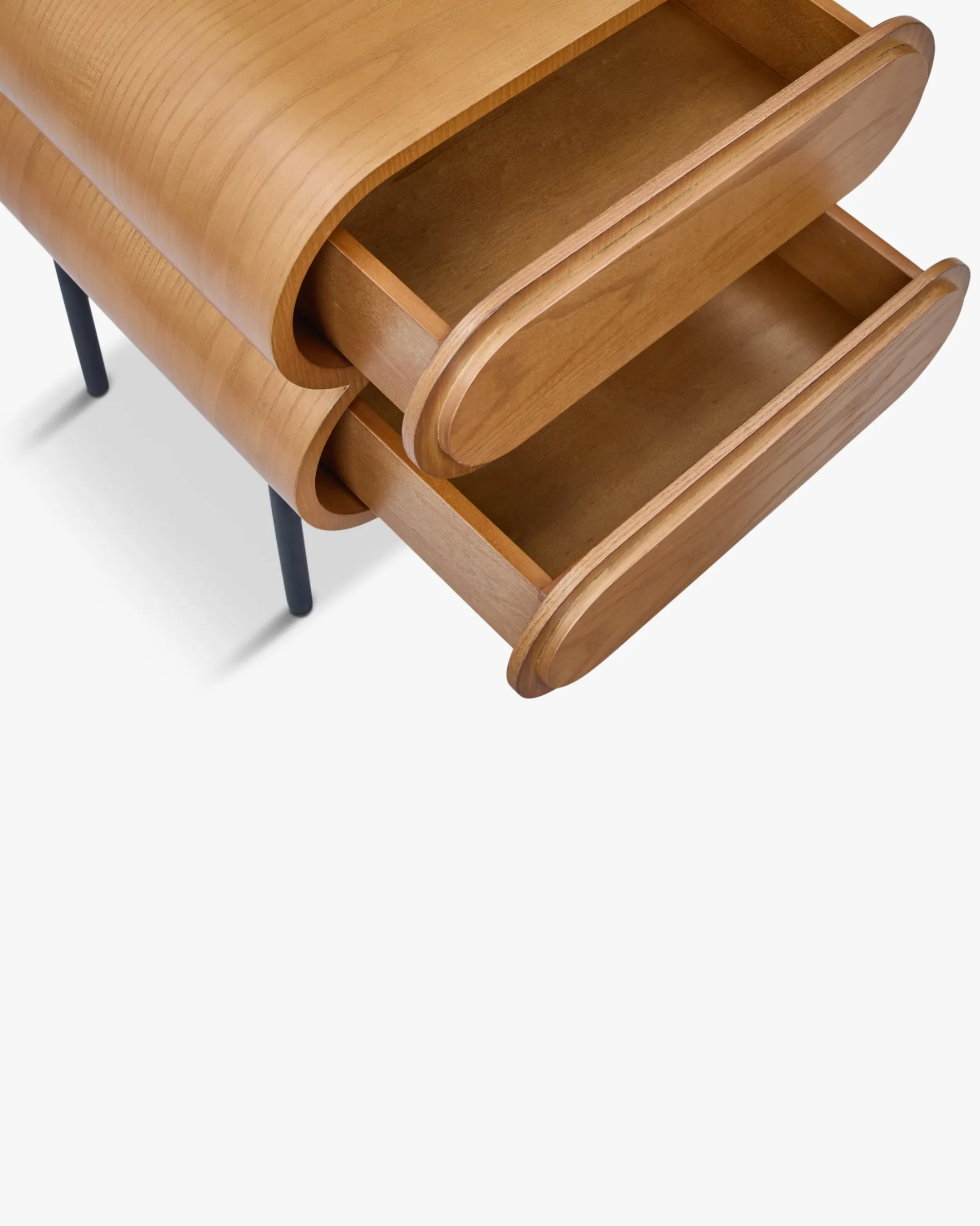 Table de chevet, Bois blond, H50 Monaco