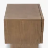 Table de chevet, Bois de frêne teinte noyer, H50 Cooper