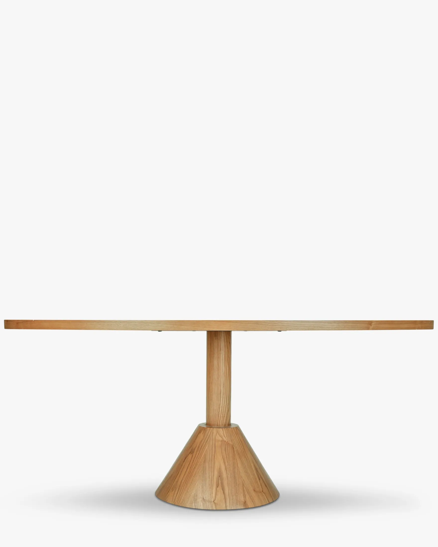 Table à manger, Bois blond, Ø180 Izia
