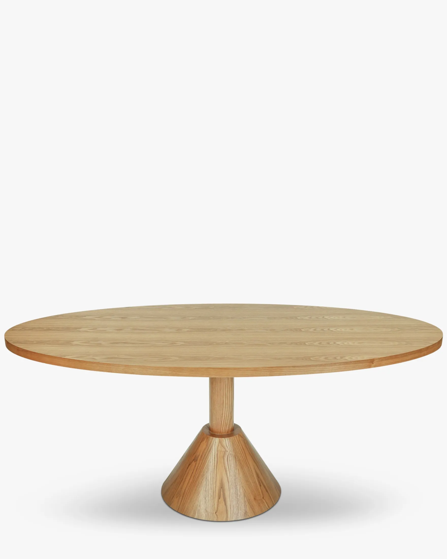 Table à manger, Bois blond, Ø180 Izia