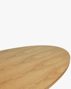 Table à manger, Bois blond, Ø180 Izia