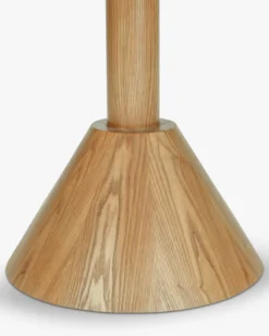 Table à manger, Bois blond, Ø180 Izia