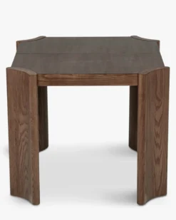 Table à manger extensible, pour 4-6 personnes, Bois teinté noyer, L100-180 Mirage