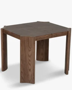 Table à manger extensible, pour 4-6 personnes, Bois teinté noyer, L100-180 Mirage
