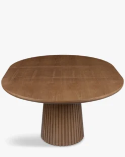 Table à manger extensible, pour 4-6 personnes, Bois noyer, L120-160 Tamia
