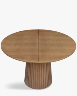 Table à manger extensible, pour 4-6 personnes, Bois noyer, L120-160 Tamia