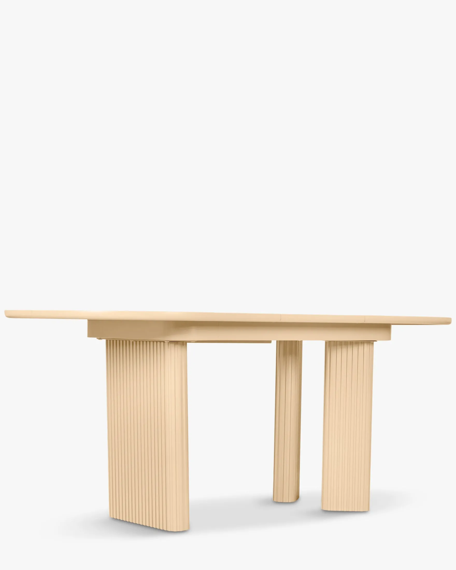 Table à manger extensible, pour 4-6 personnes, Bois beige, L150-190 Adriano