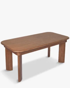 Table à manger extensible, pour 6-8 personnes, Bois de noyer veiné, L180-240 Offgrid