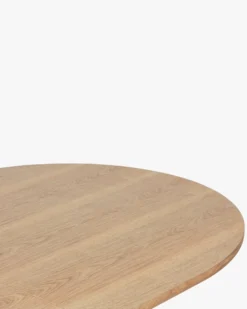 Table à manger extensible, pour 4-6 personnes, Bois de frêne naturel, L150-190 Adriano