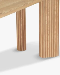 Table à manger extensible, pour 4-6 personnes, Bois de frêne naturel, L150-190 Adriano