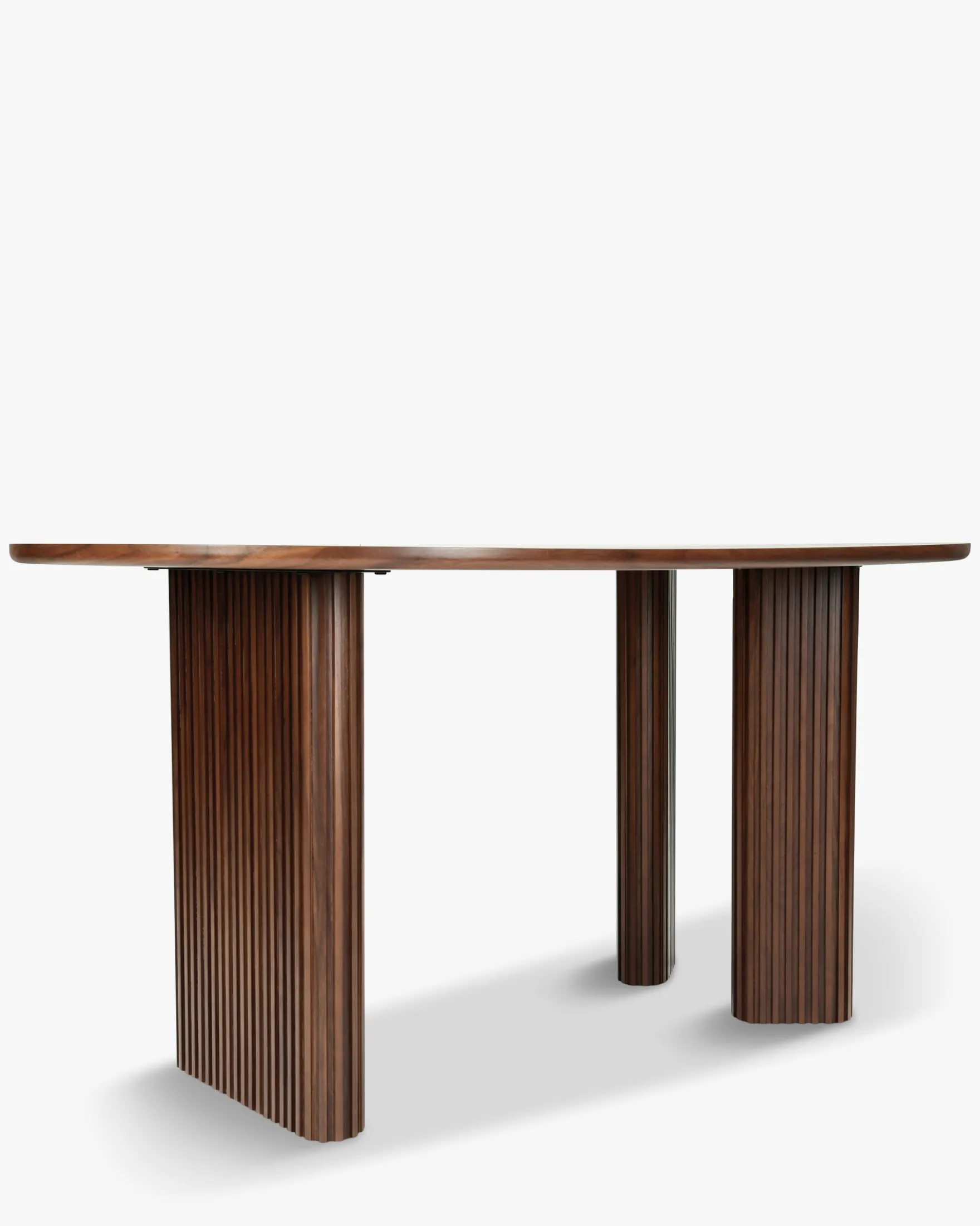 Table à manger, pour 4 personnes, Bois de noyer veiné, L150 Adriano
