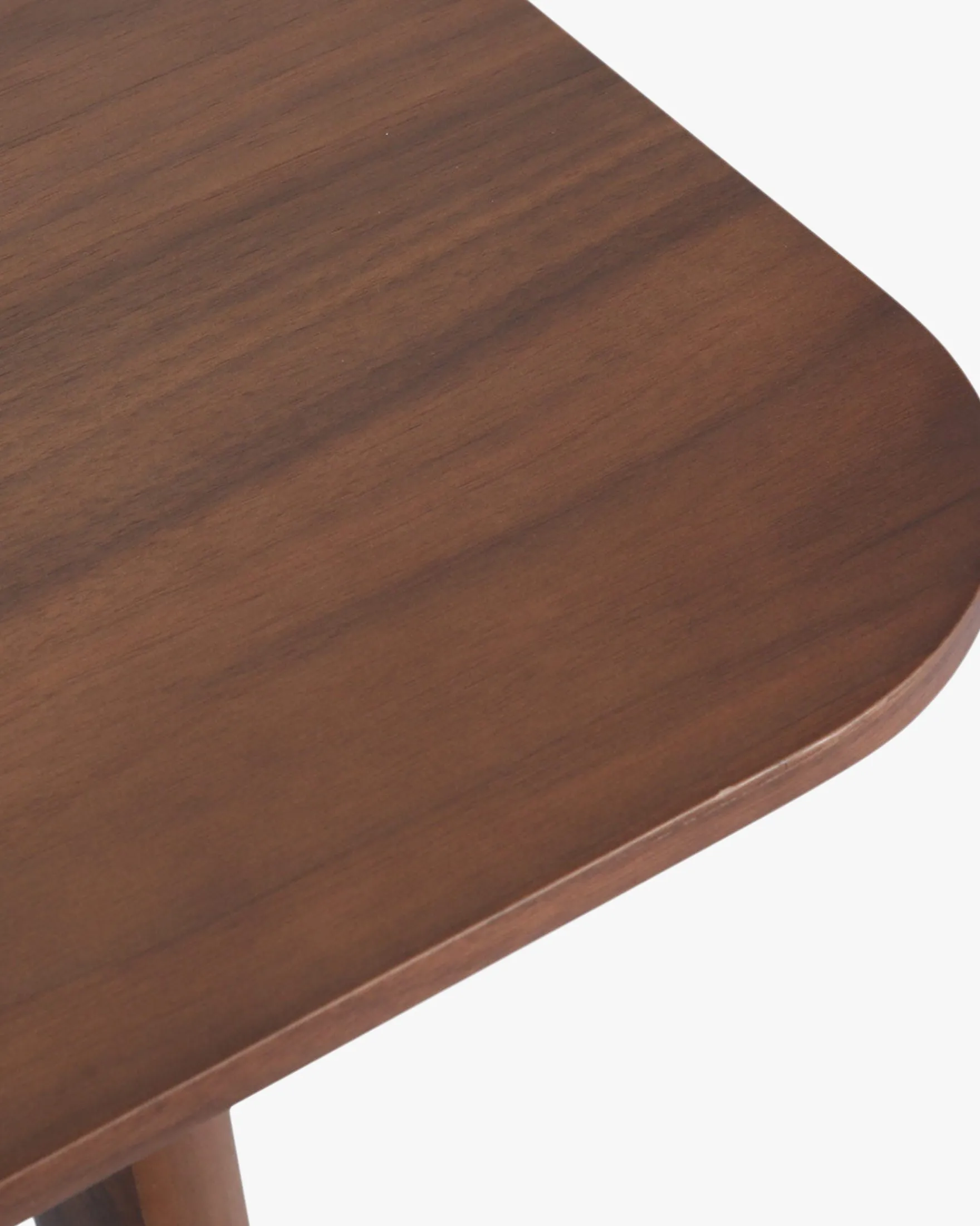 Table à manger, pour 6 personnes, Bois noyer & métal doré, L160 Vinyle
