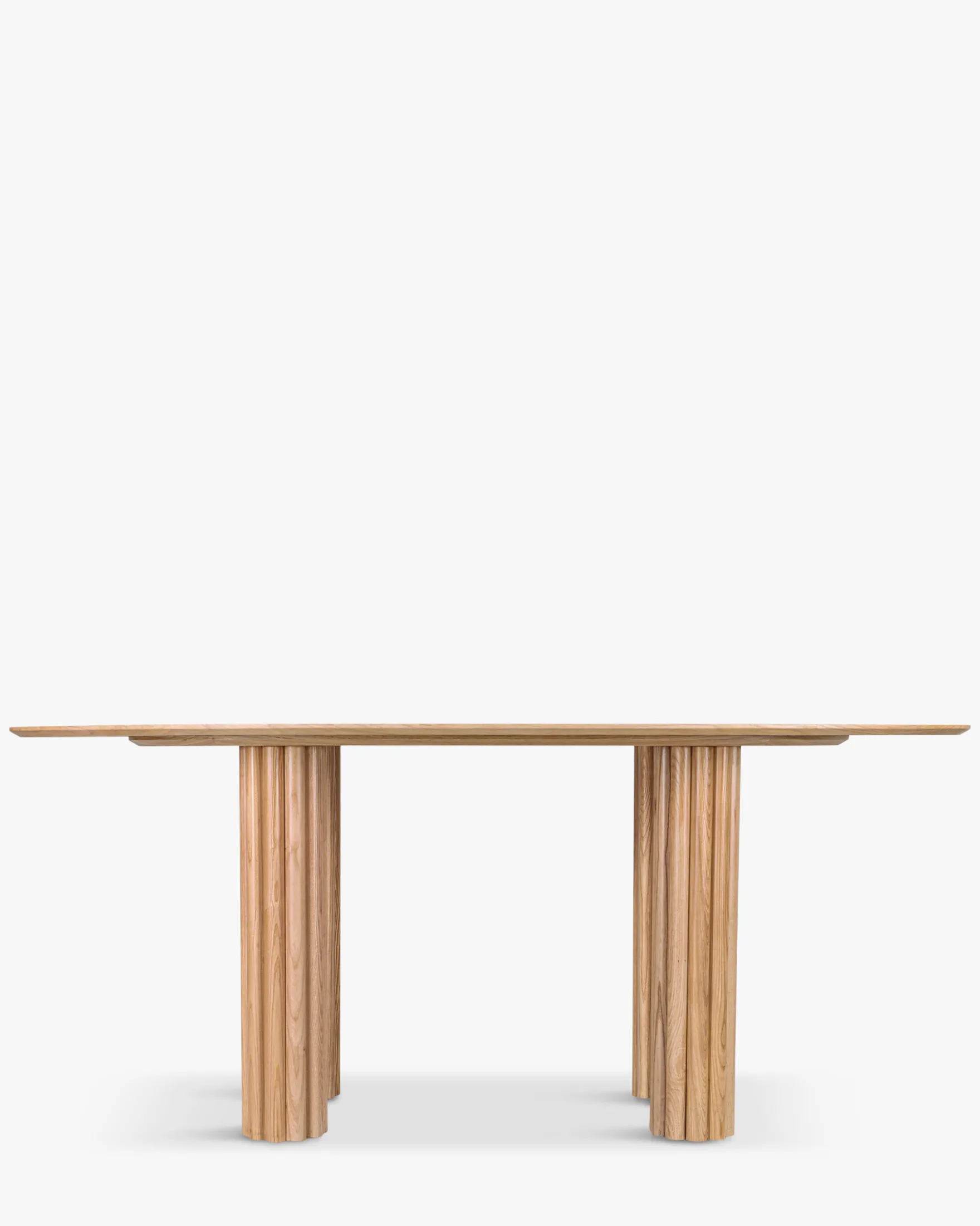 Table à manger, pour 6 personnes, Bois de chêne veiné, L180 Goya