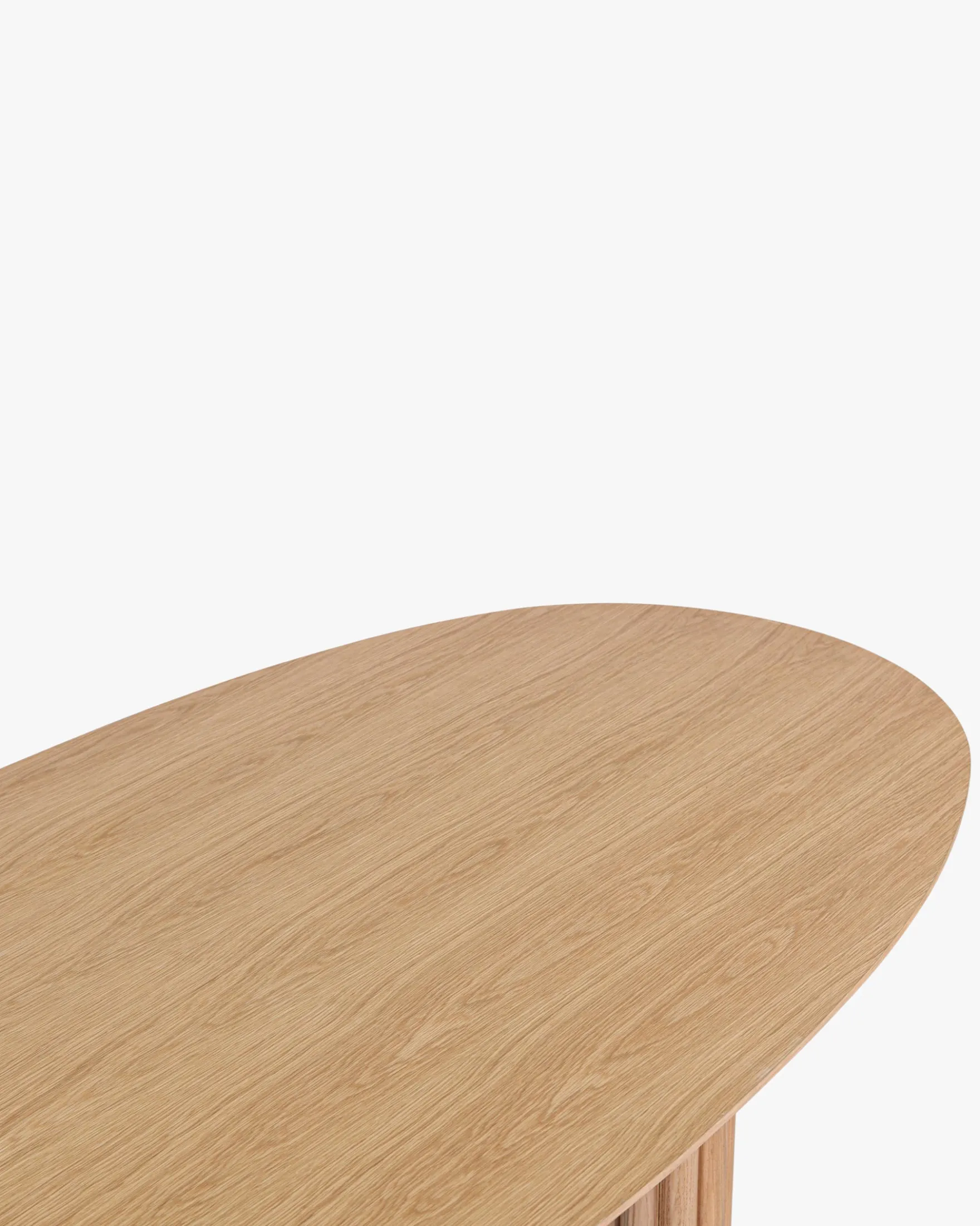 Table à manger, pour 6 personnes, Bois de chêne veiné, L180 Goya