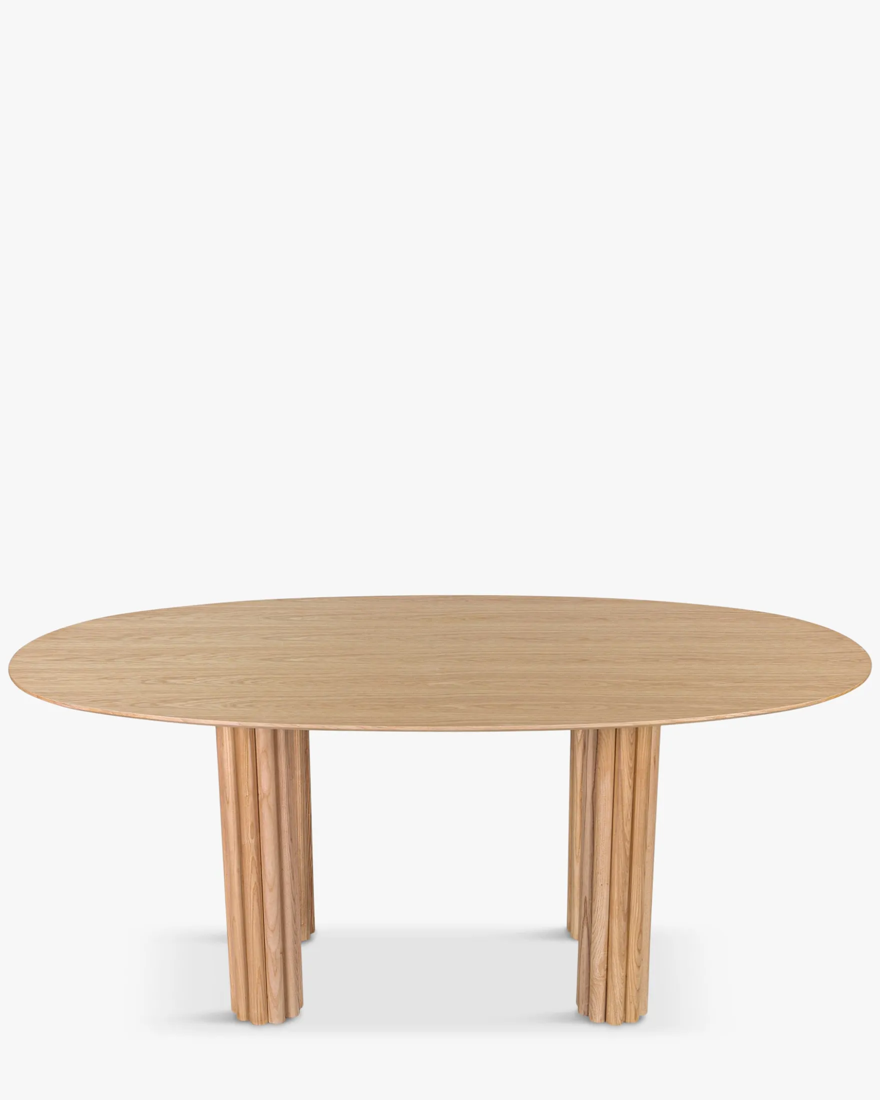 Table à manger, pour 6 personnes, Bois de chêne veiné, L180 Goya