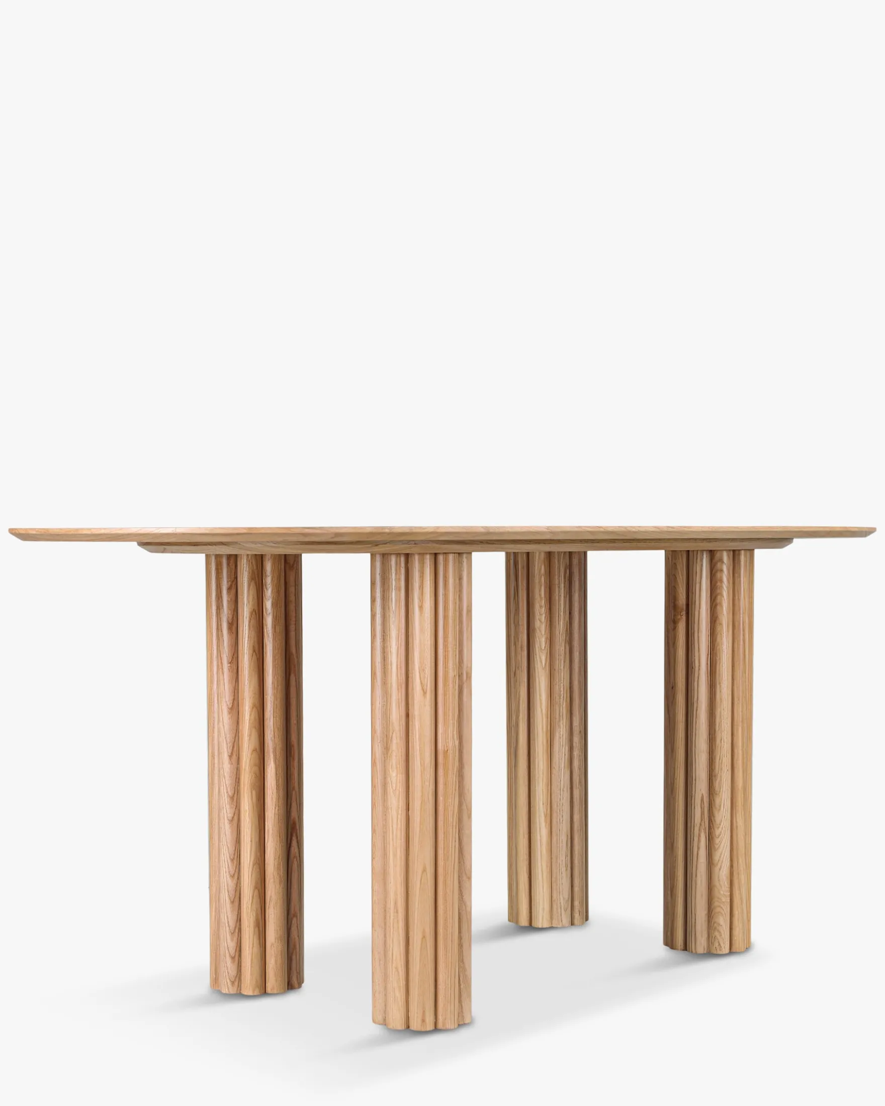 Table à manger, pour 6 personnes, Bois de chêne veiné, L180 Goya