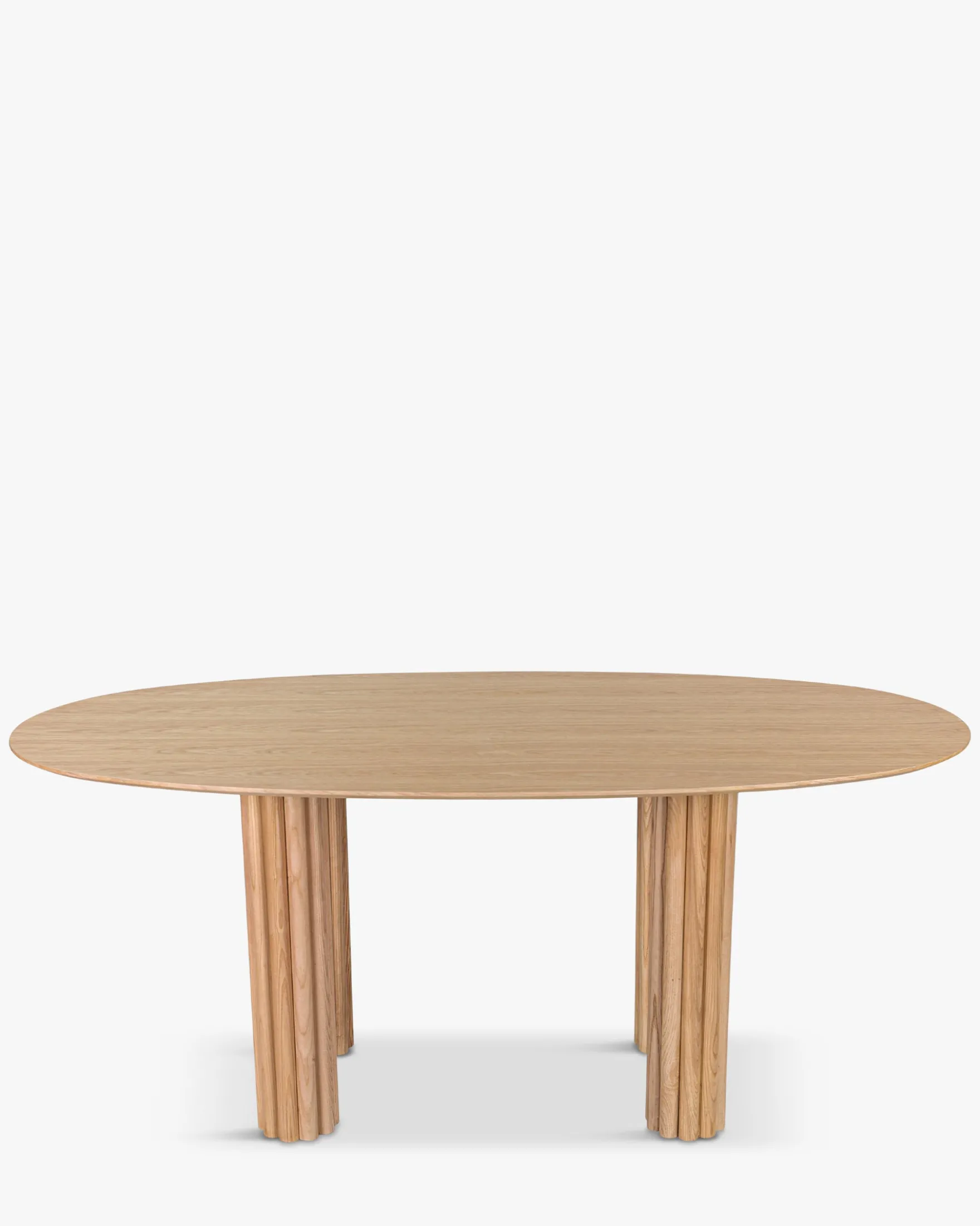 Table à manger, pour 6 personnes, Bois de chêne veiné, L180 Goya