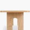 Table à manger, pour 8 personnes, bois de chêne naturel, L220 Danbury