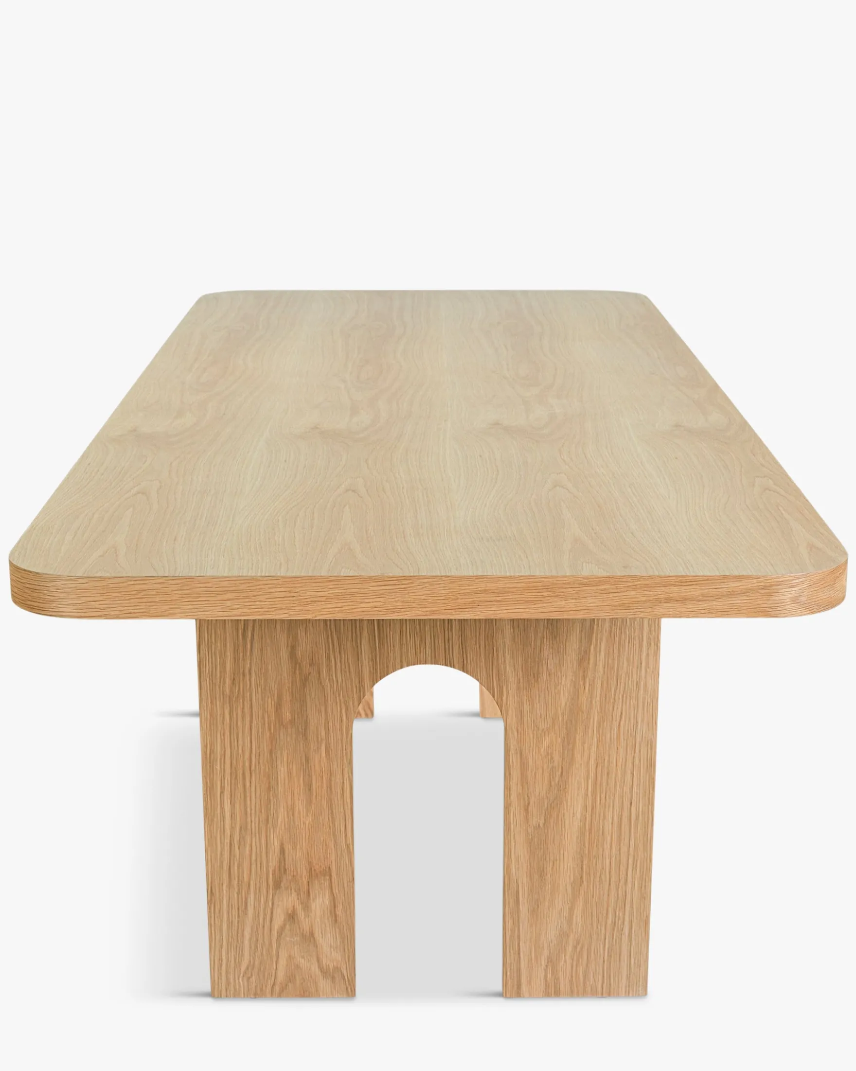 Table à manger, pour 8 personnes, bois de chêne naturel, L220 Danbury