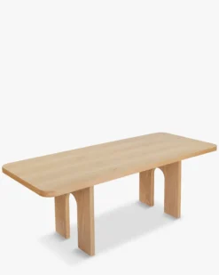 Table à manger, pour 8 personnes, bois de chêne naturel, L220 Danbury