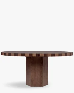 Tables à manger, pour 4-6 personnes, Bois teinte noyer, L120-165 Modanata