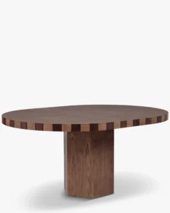 Tables à manger, pour 4-6 personnes, Bois teinte noyer, L120-165 Modanata