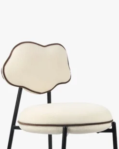 Tabouret de bar, Blanc écru texturé, H71 Arty