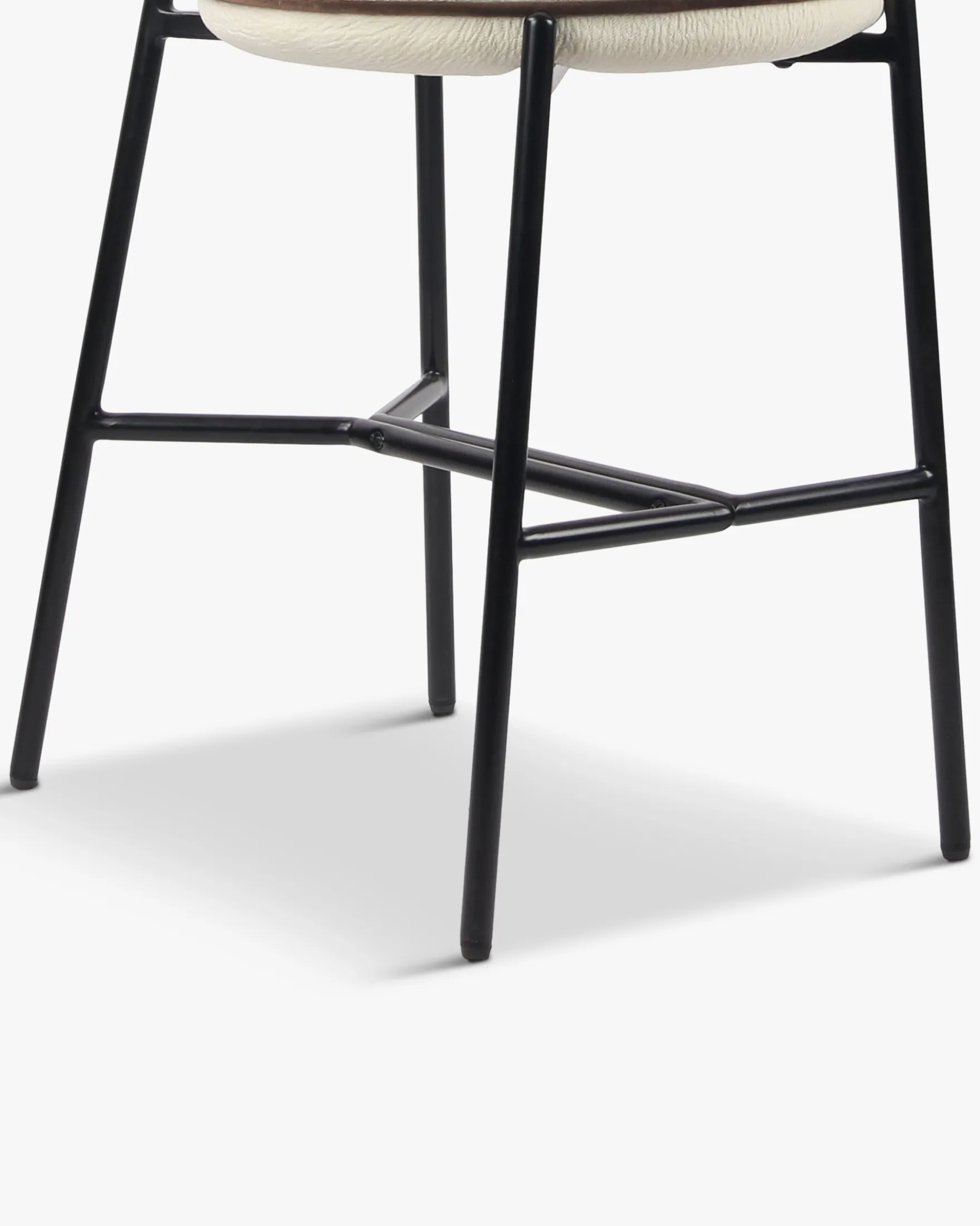 Tabouret de bar, Blanc écru texturé, H71 Arty