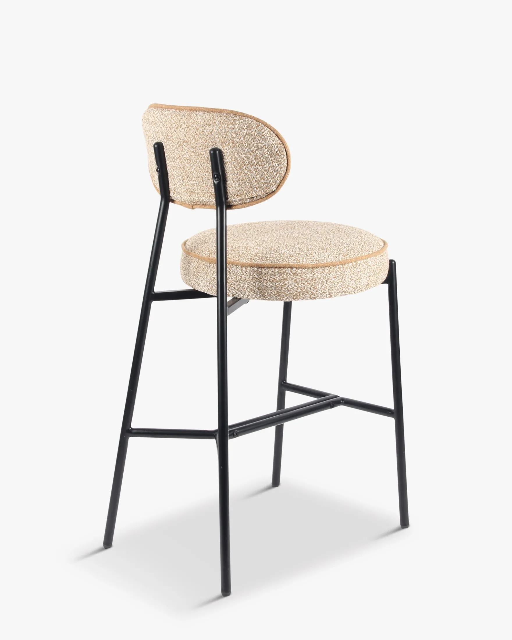 Tabouret de bar, Jaune moucheté, H71 Milo