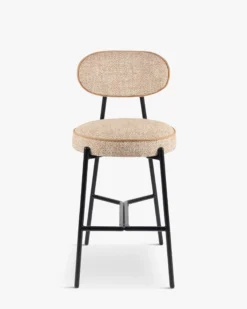 Tabouret de bar, Jaune moucheté, H71 Milo