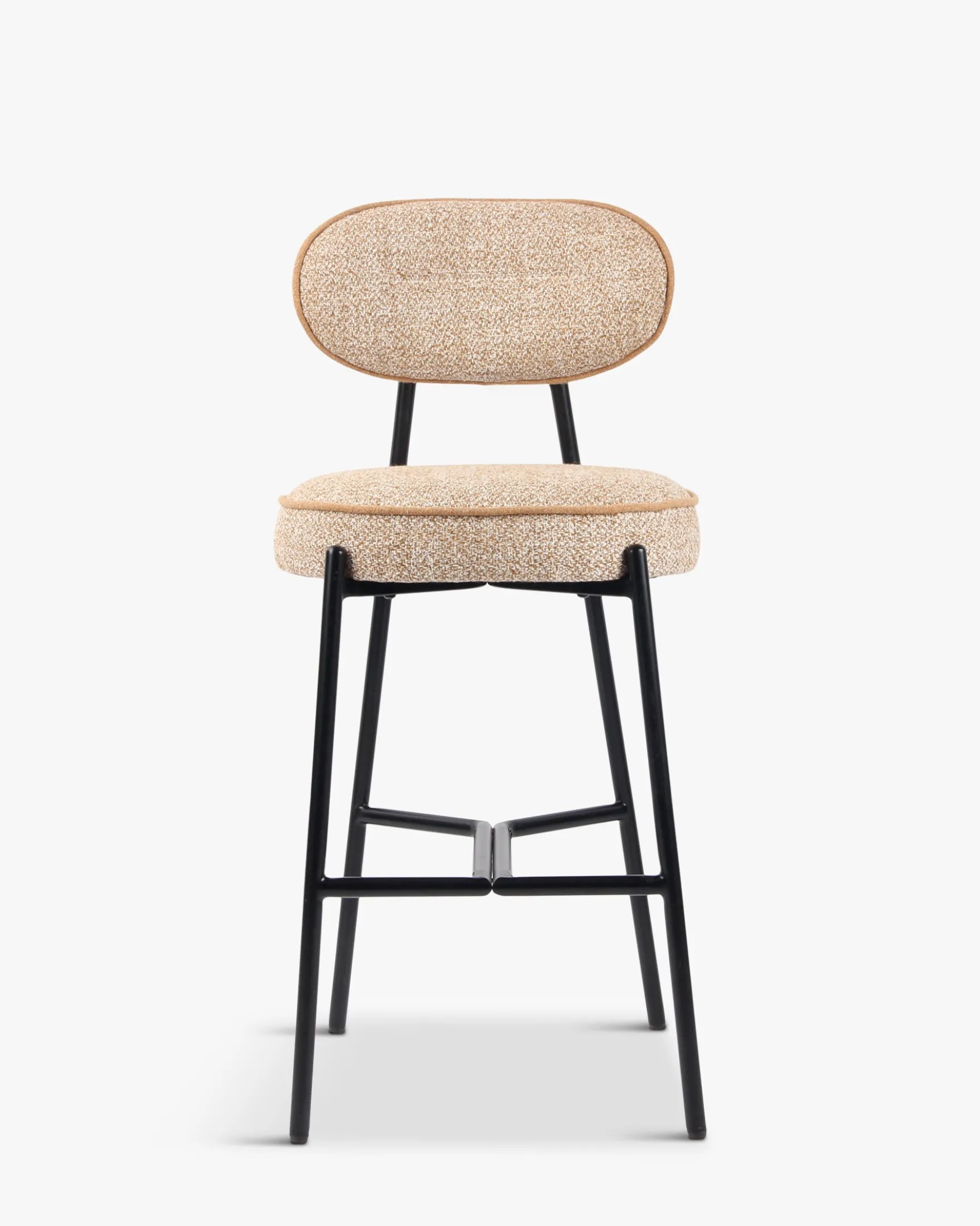 Tabouret de bar, Jaune moucheté, H71 Milo