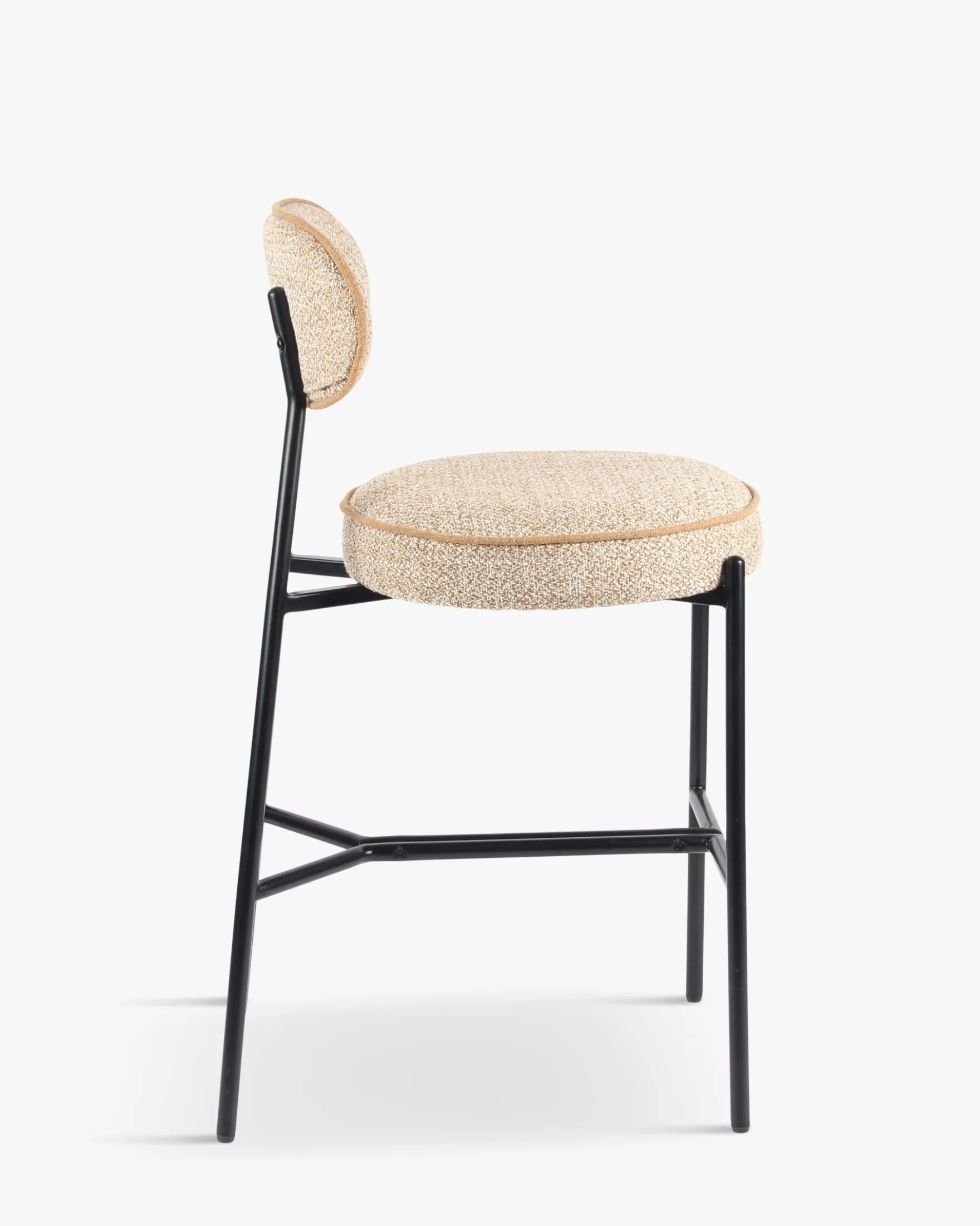 Tabouret de bar, Jaune moucheté, H71 Milo