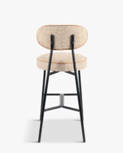 Tabouret de bar, Jaune moucheté, H71 Milo