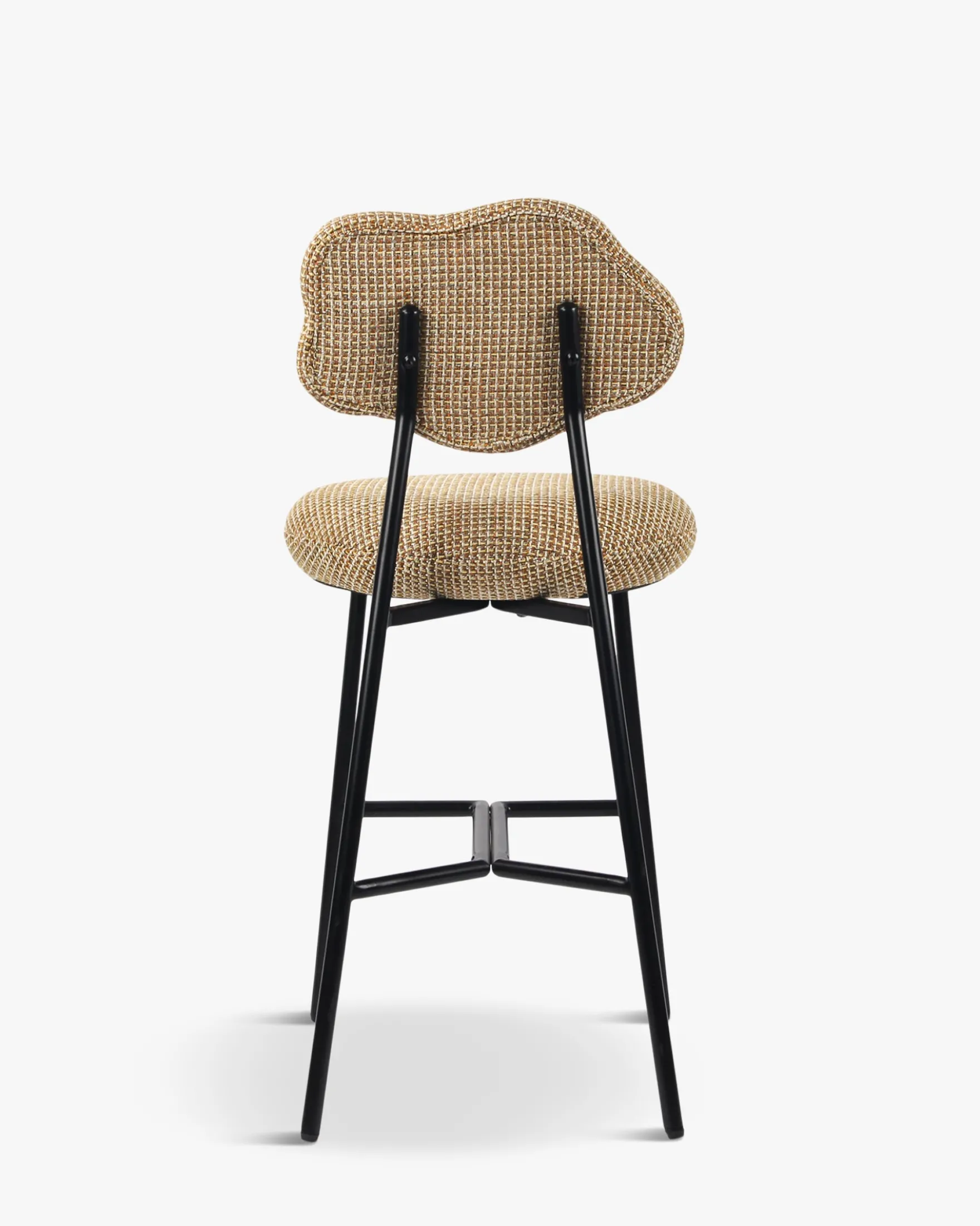 Tabouret de bar, Tweed jaune miami, H71 Arty