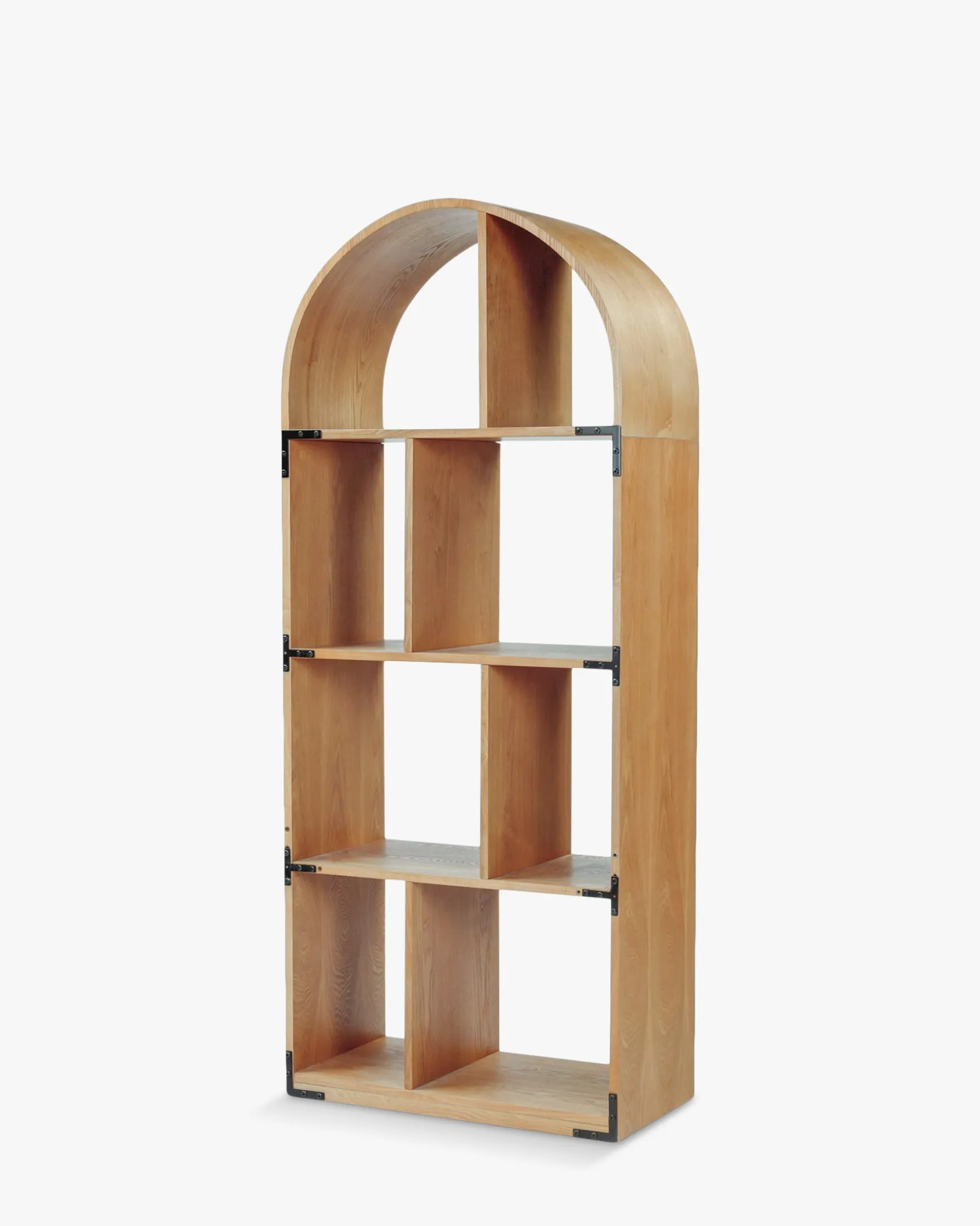 Étagère & bibliothèque, Bois de frêne blond, H190 Billie