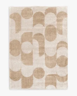 Tapis, Beige minéral, Brun léger, 160x230 Nolia