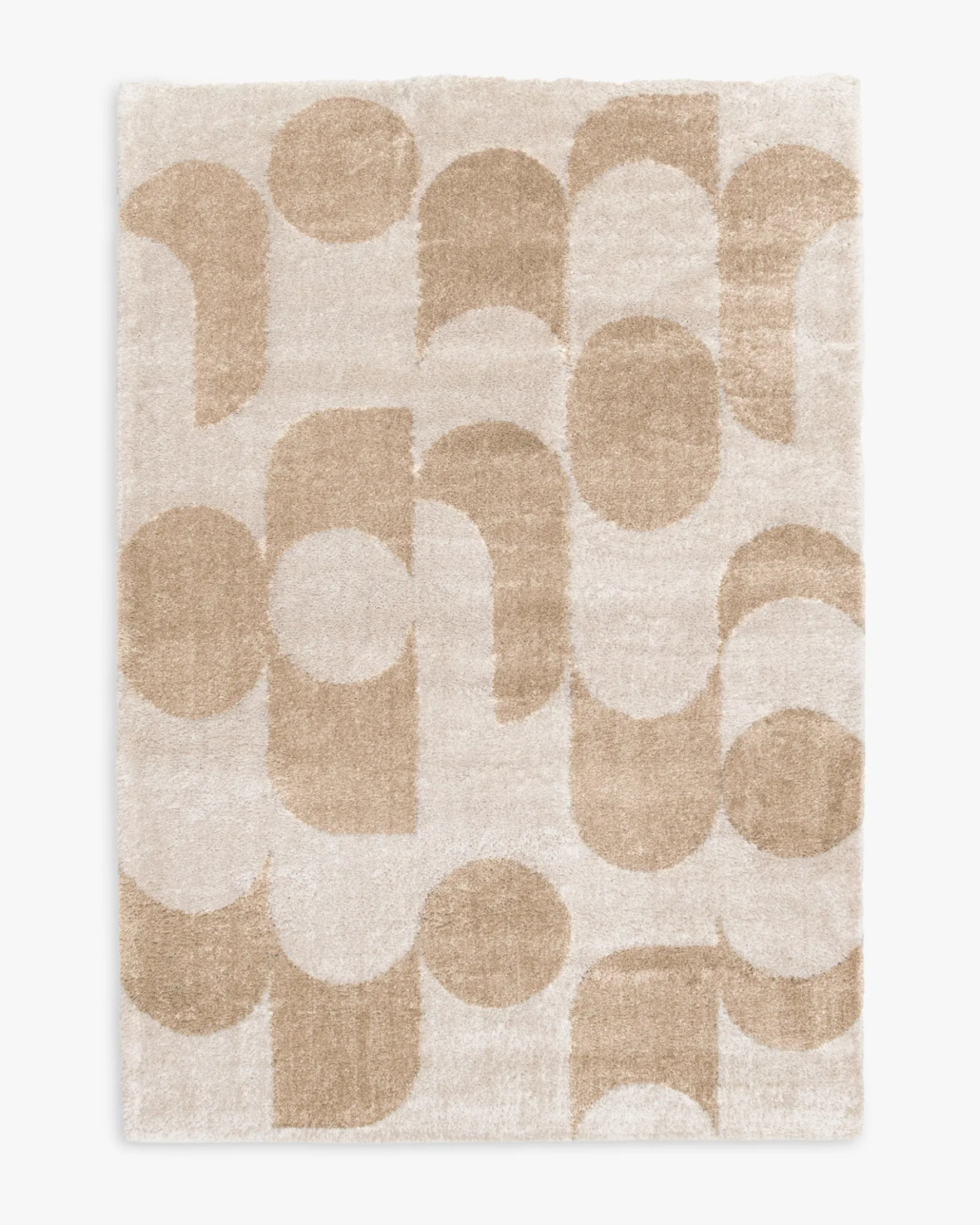 Tapis, Beige minéral, Brun léger, 160x230 Nolia